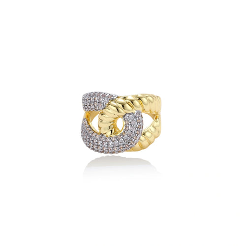 Chain Link Statement Ring