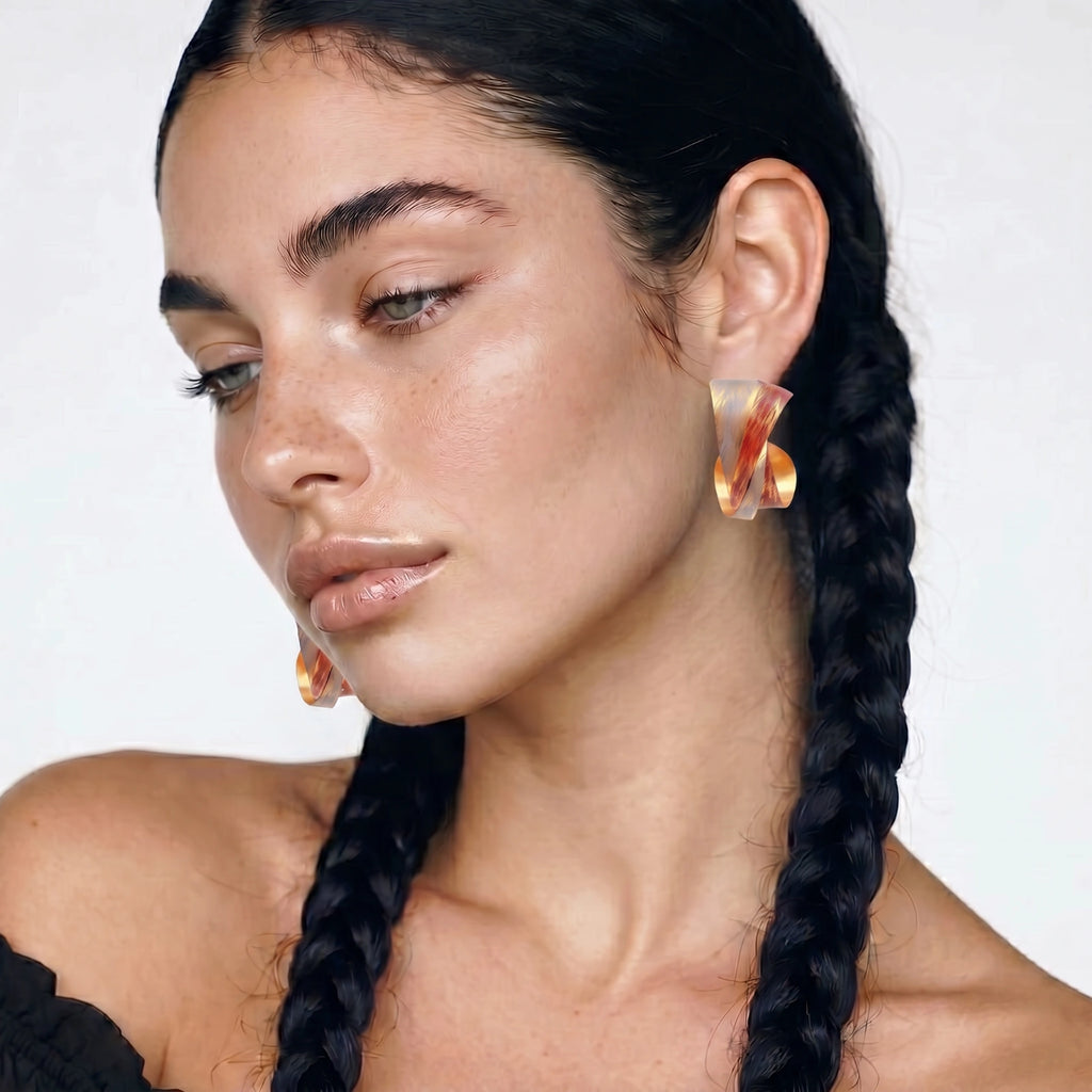 Twisted Flame Hoops