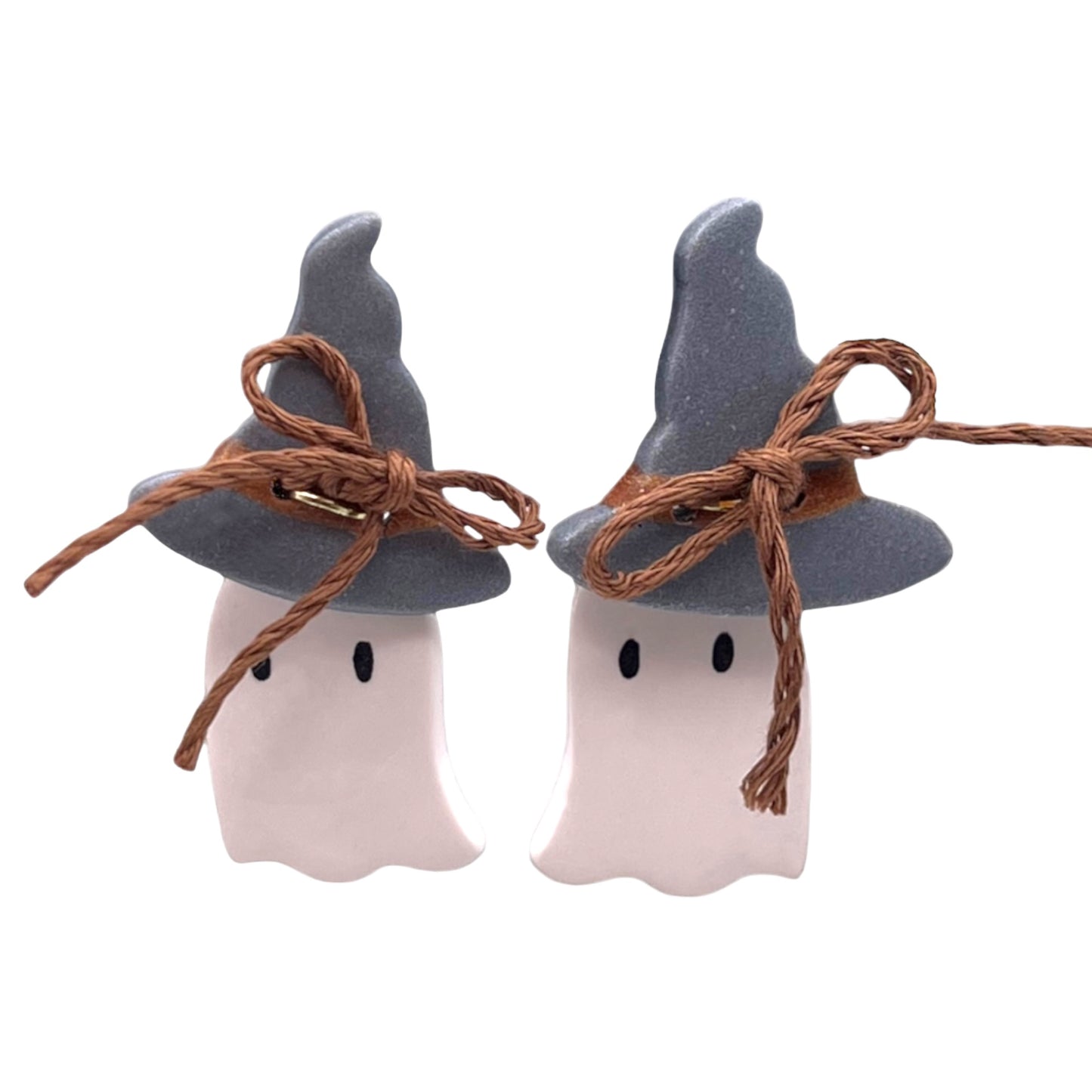 Ghost In A Witch’s Hat Dangle Earrings