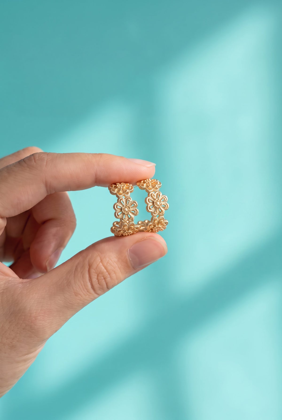 Bloom Filigree Hoops