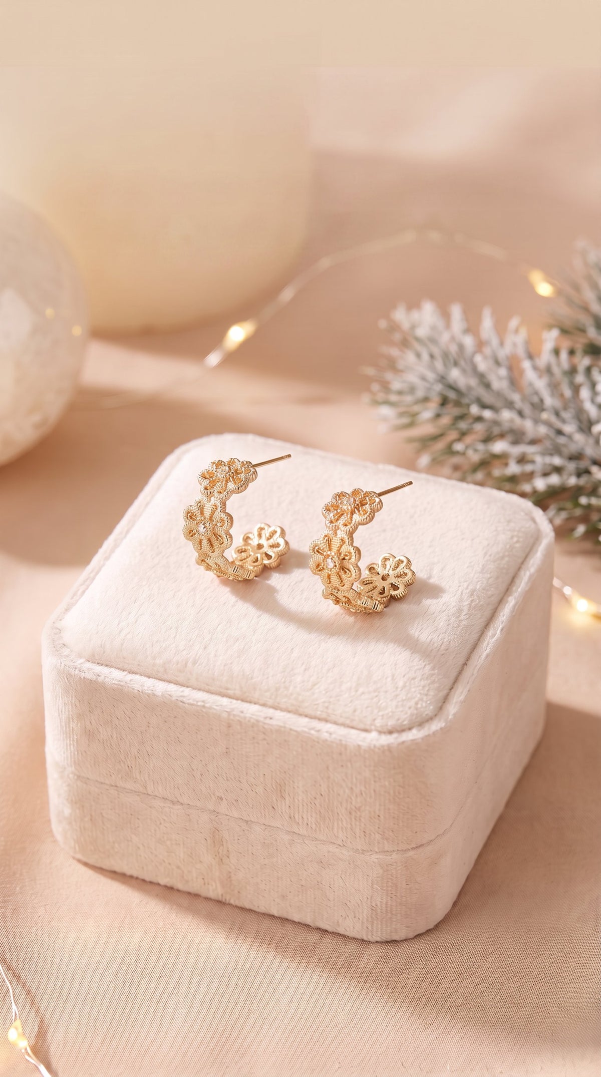 Bloom Filigree Hoops