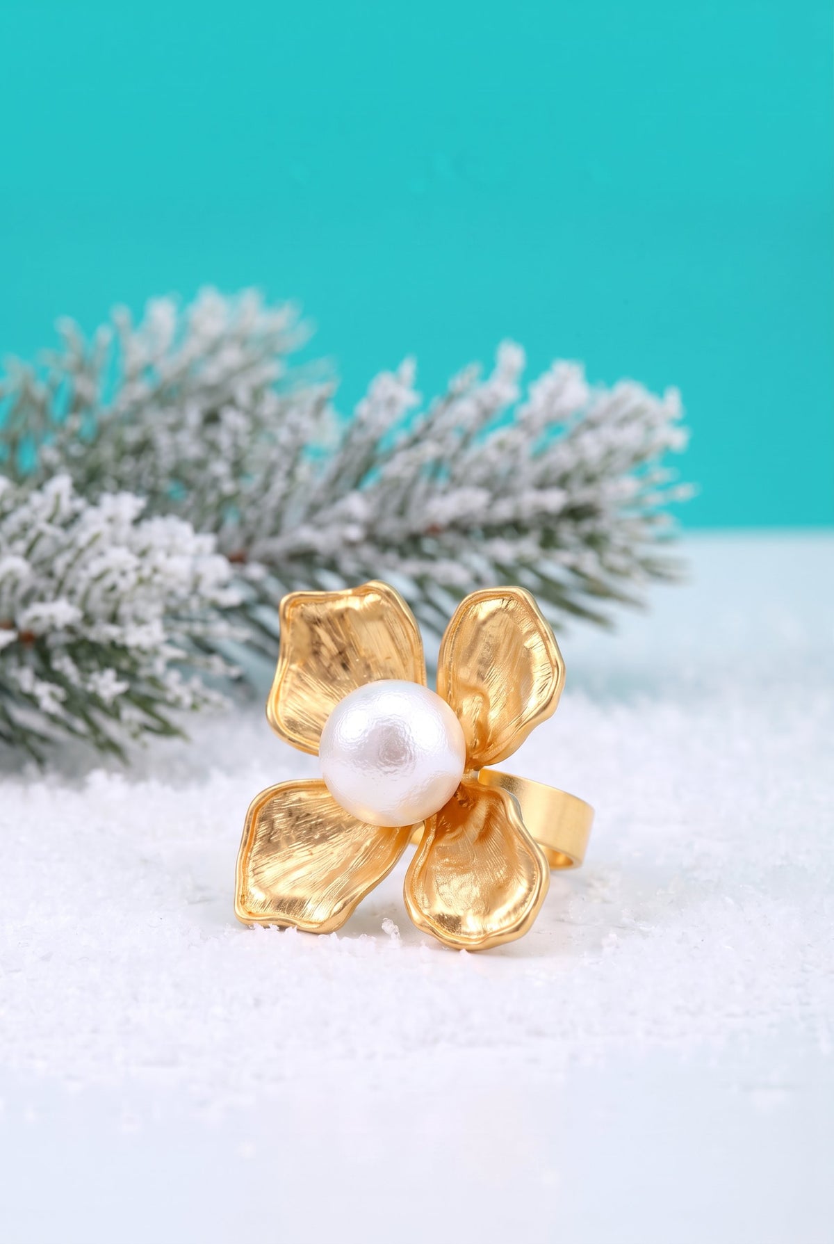 Blooming Pearl Statement Ring