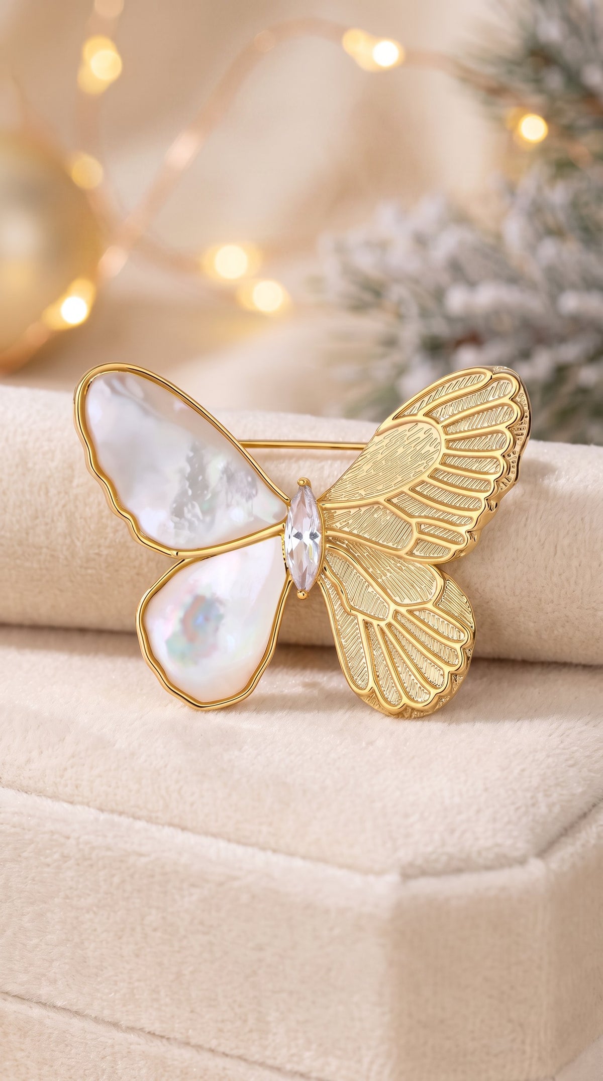 Ethereal Butterfly Brooch