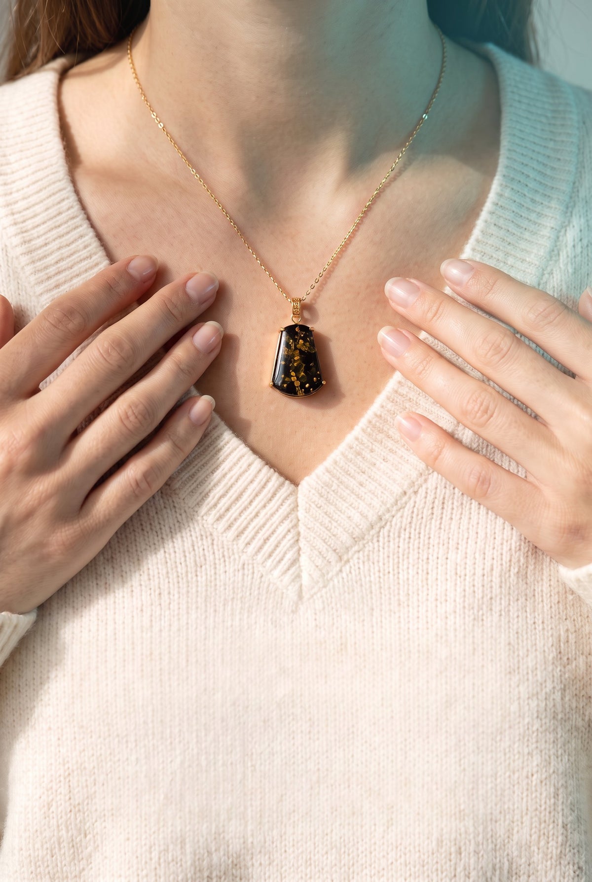 Forest Gold Amber Set