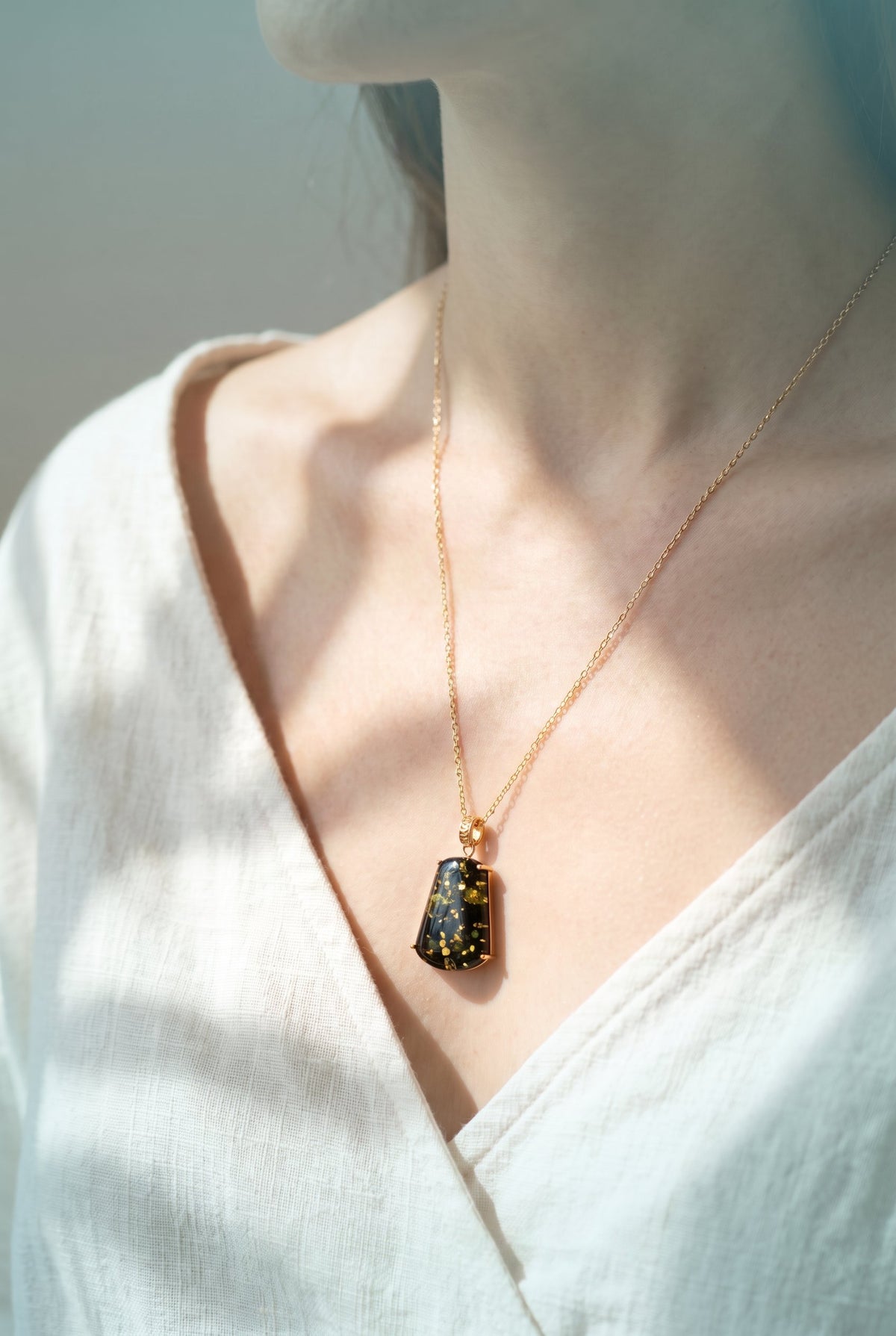 Forest Gold Amber Set