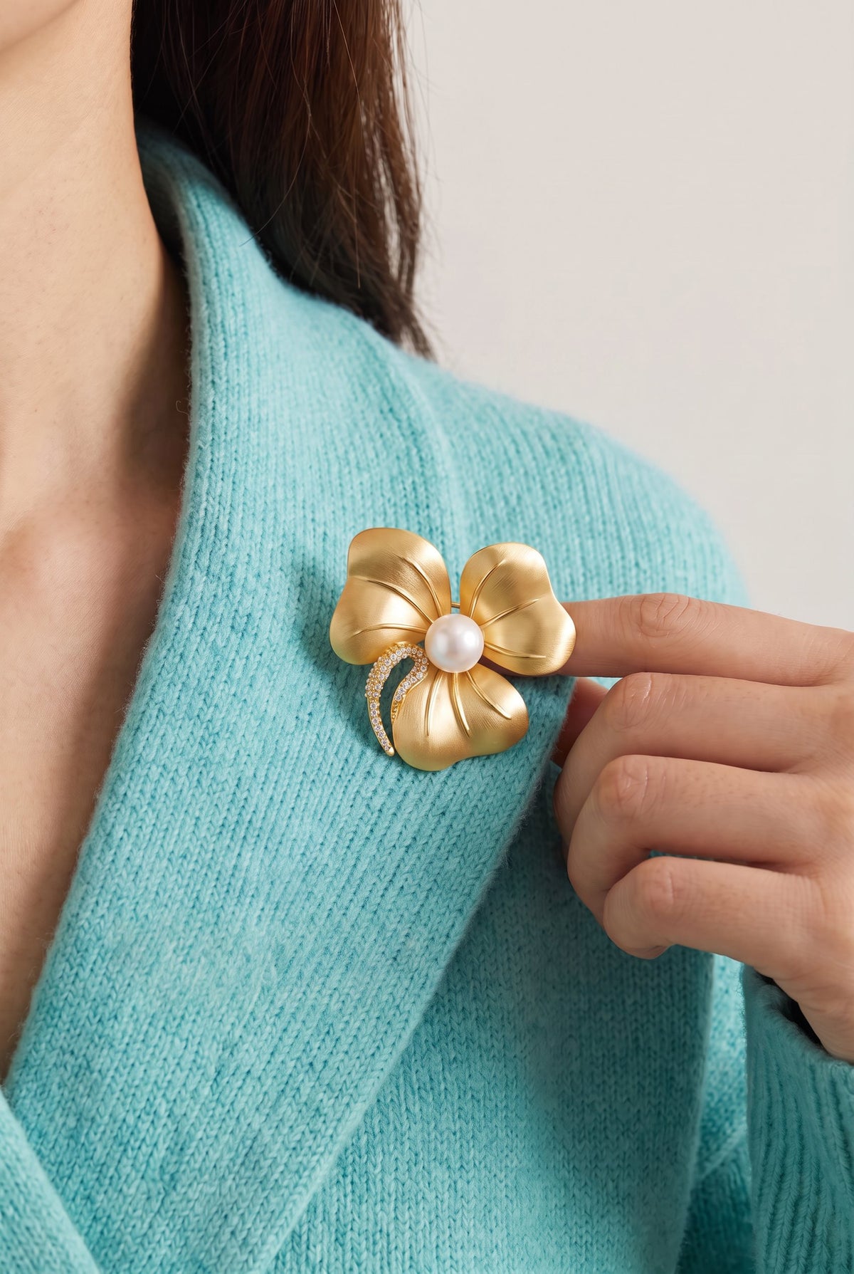 Golden Bloom Brooch