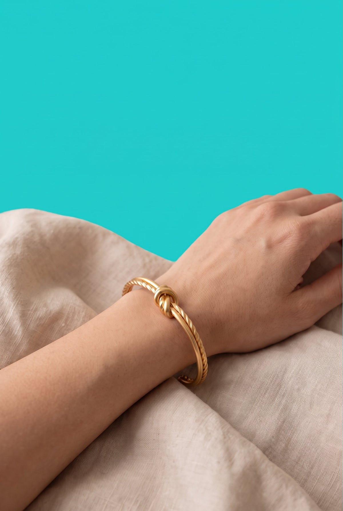 Golden Knot Cuff