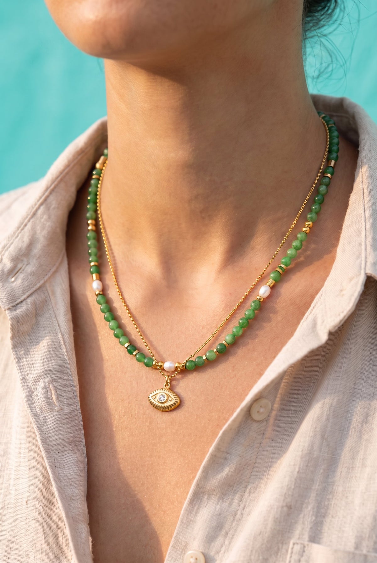 Mystic Eye Layered Necklace