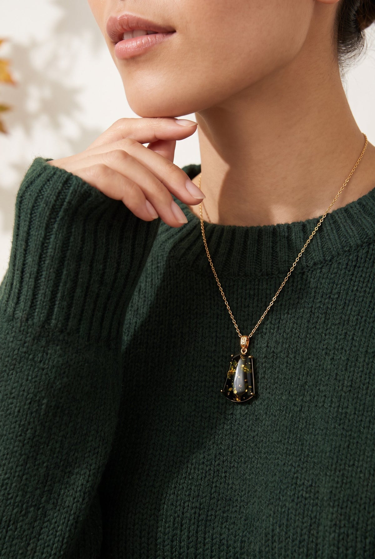 Forest Gold Amber Set