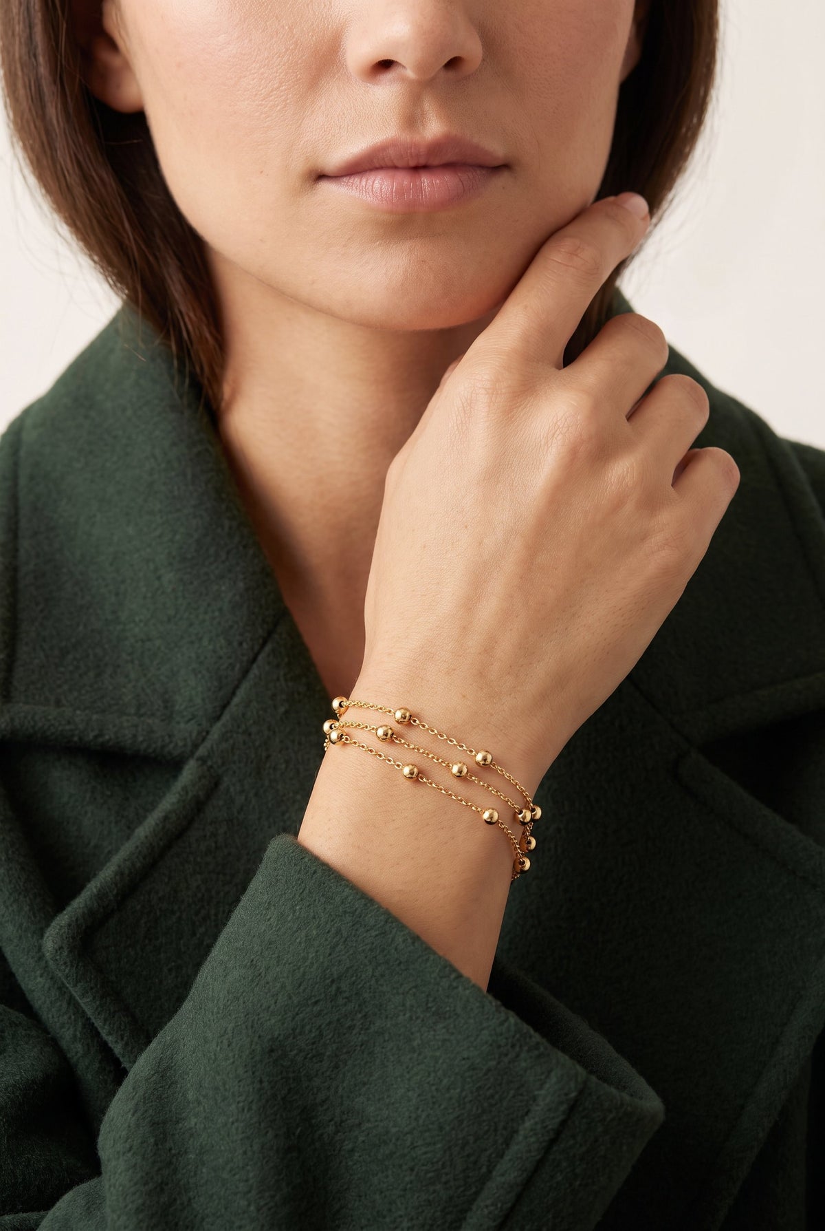Golden Orbit Bracelet | Waterproof Gold Plated Stainless Steel