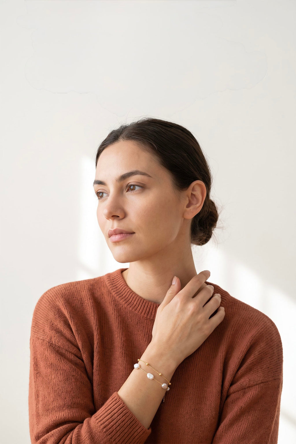 Baroque Pearl Layered Bracelet | 18K Gold Vermeil & Real Pearls