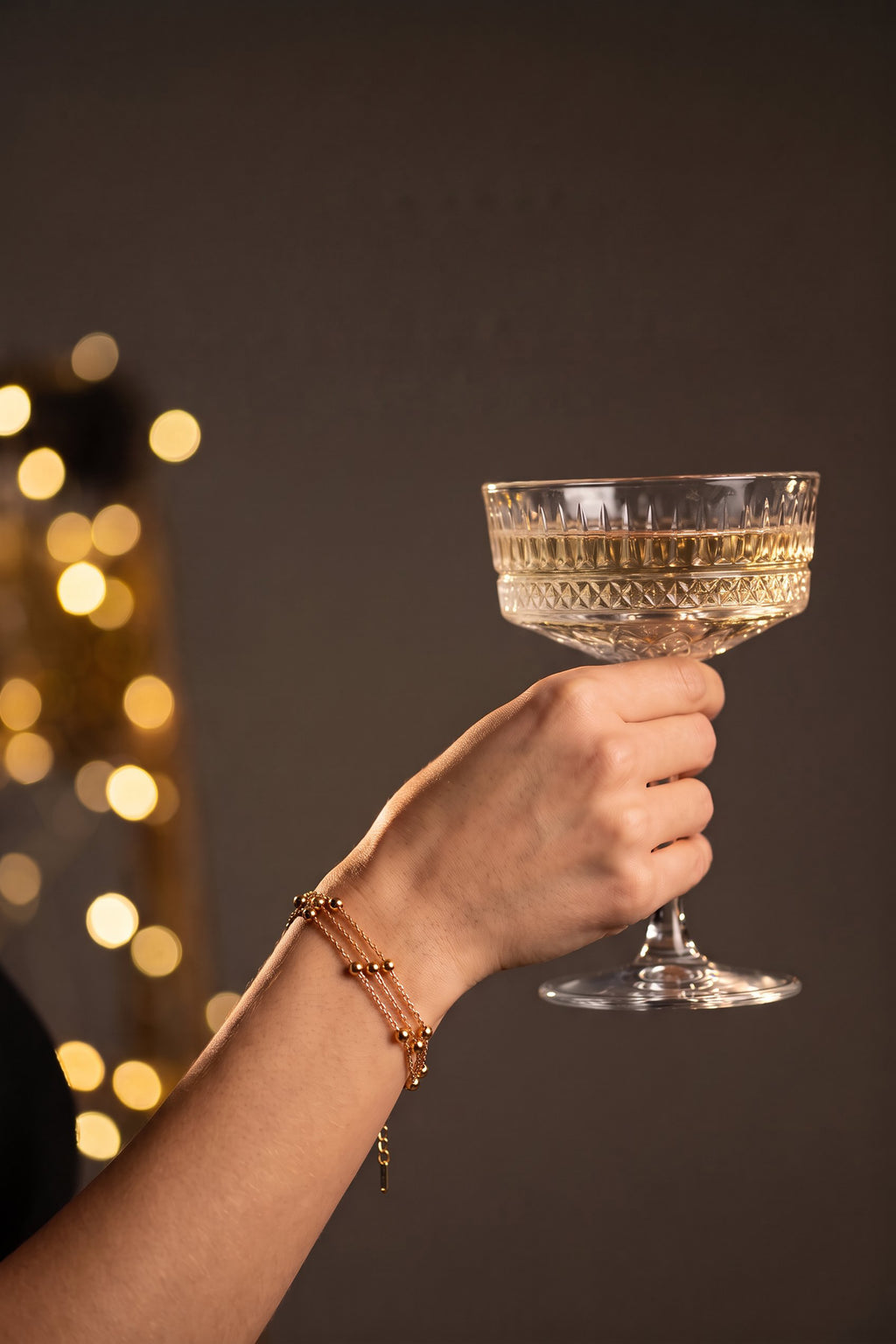 Golden Orbit Bracelet | Waterproof Gold Plated Stainless Steel