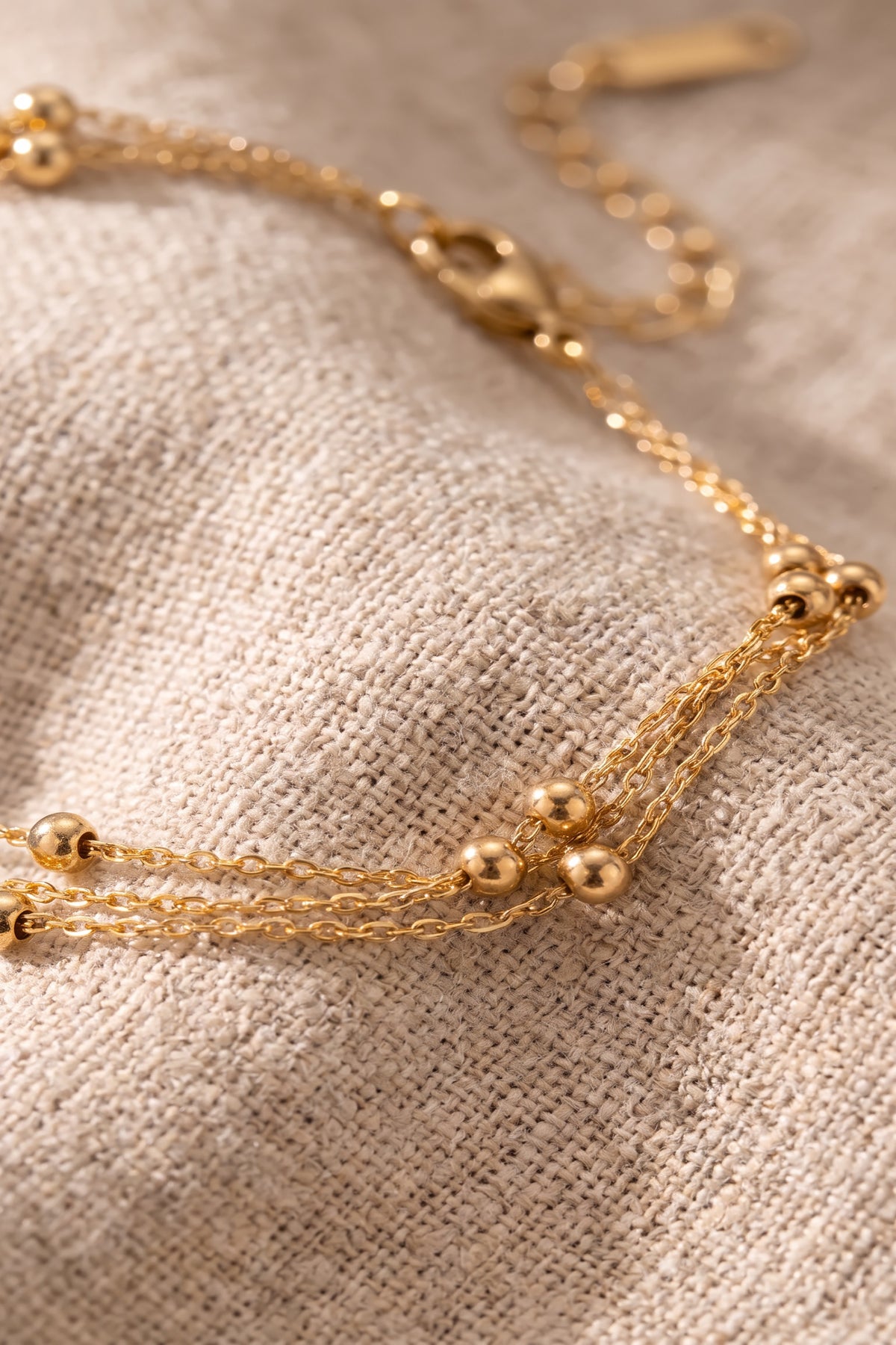 Golden Orbit Bracelet | Waterproof Gold Plated Stainless Steel