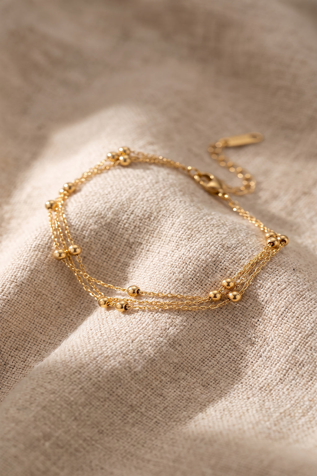 Golden Orbit Bracelet | Waterproof Gold Plated Stainless Steel