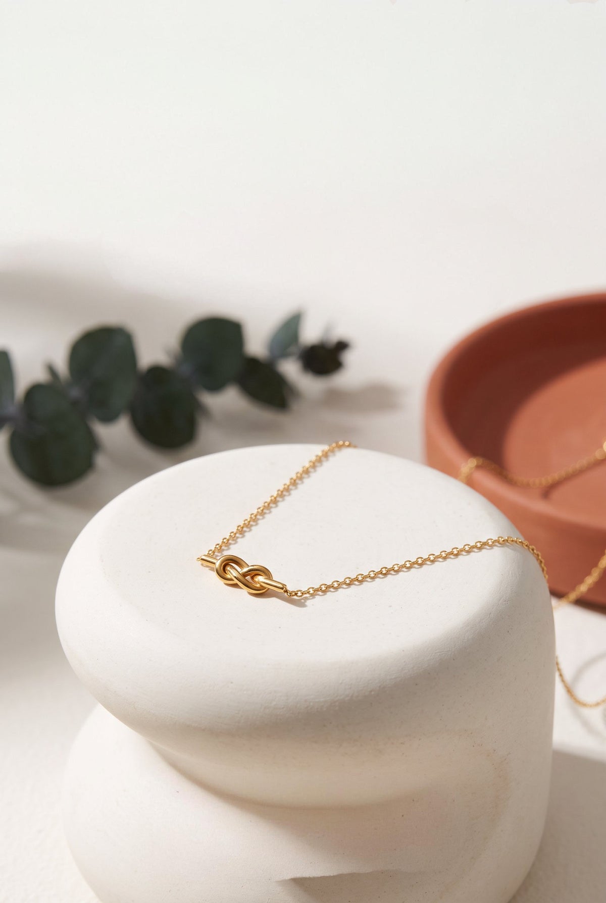 Unity Knot Necklace | Waterproof Gold Plated Stainless Steel