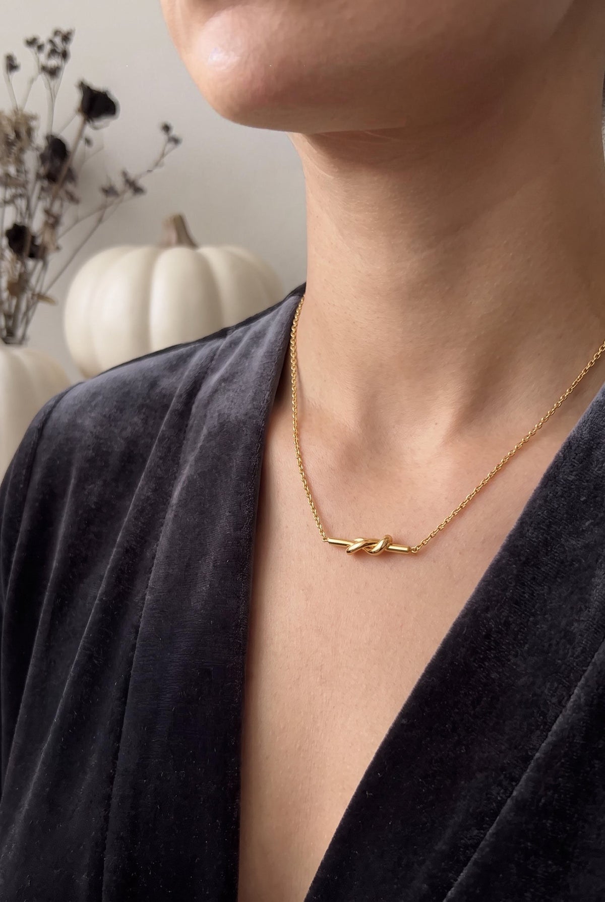 Unity Knot Necklace | Waterproof Gold Plated Stainless Steel