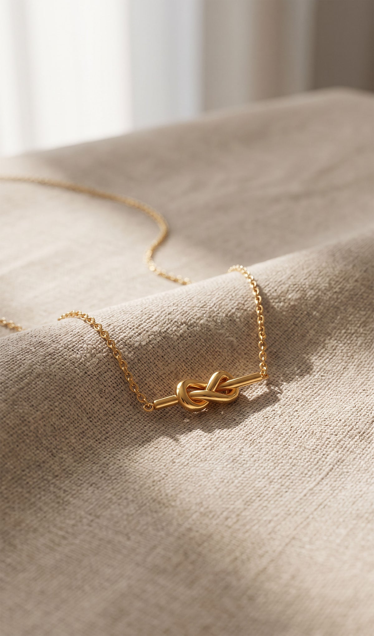 Unity Knot Necklace | Waterproof Gold Plated Stainless Steel
