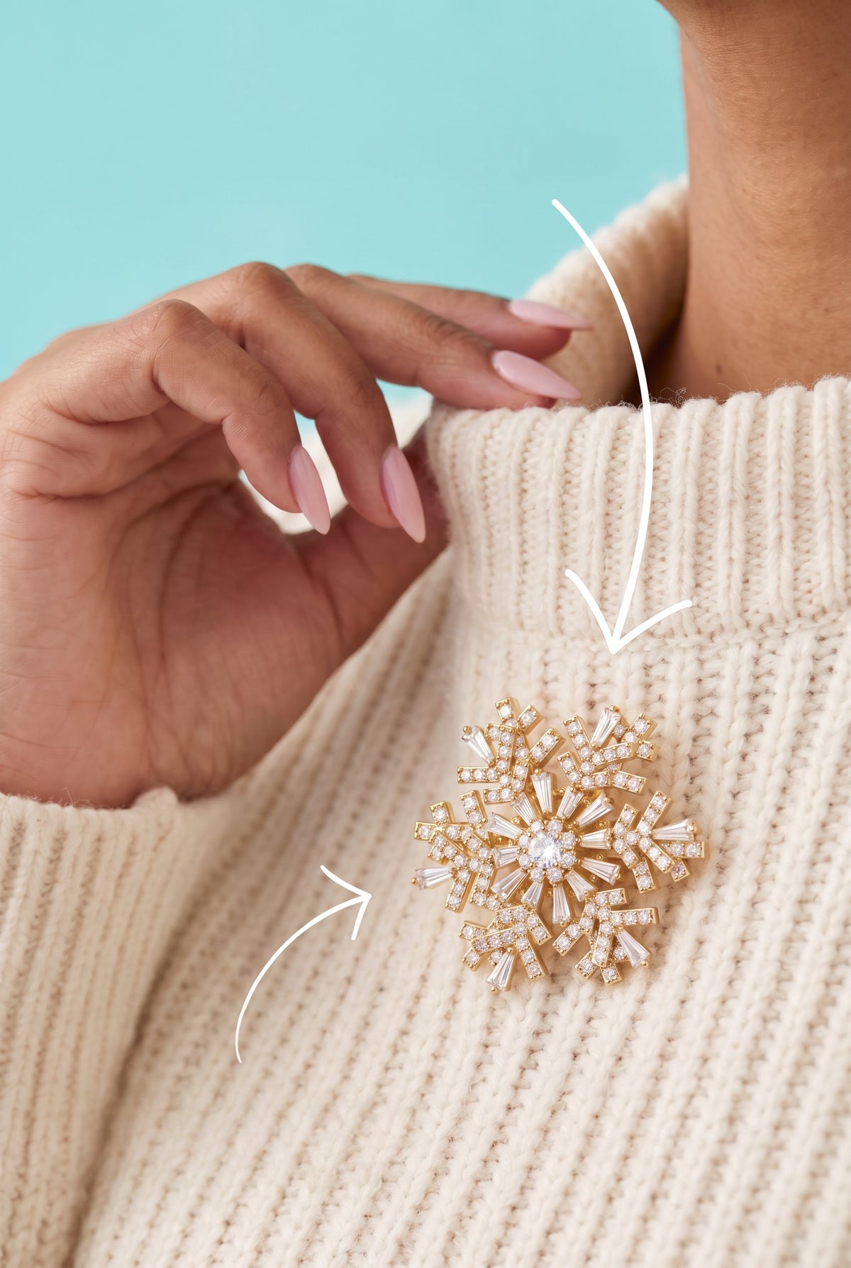 Winter Constellation Brooch