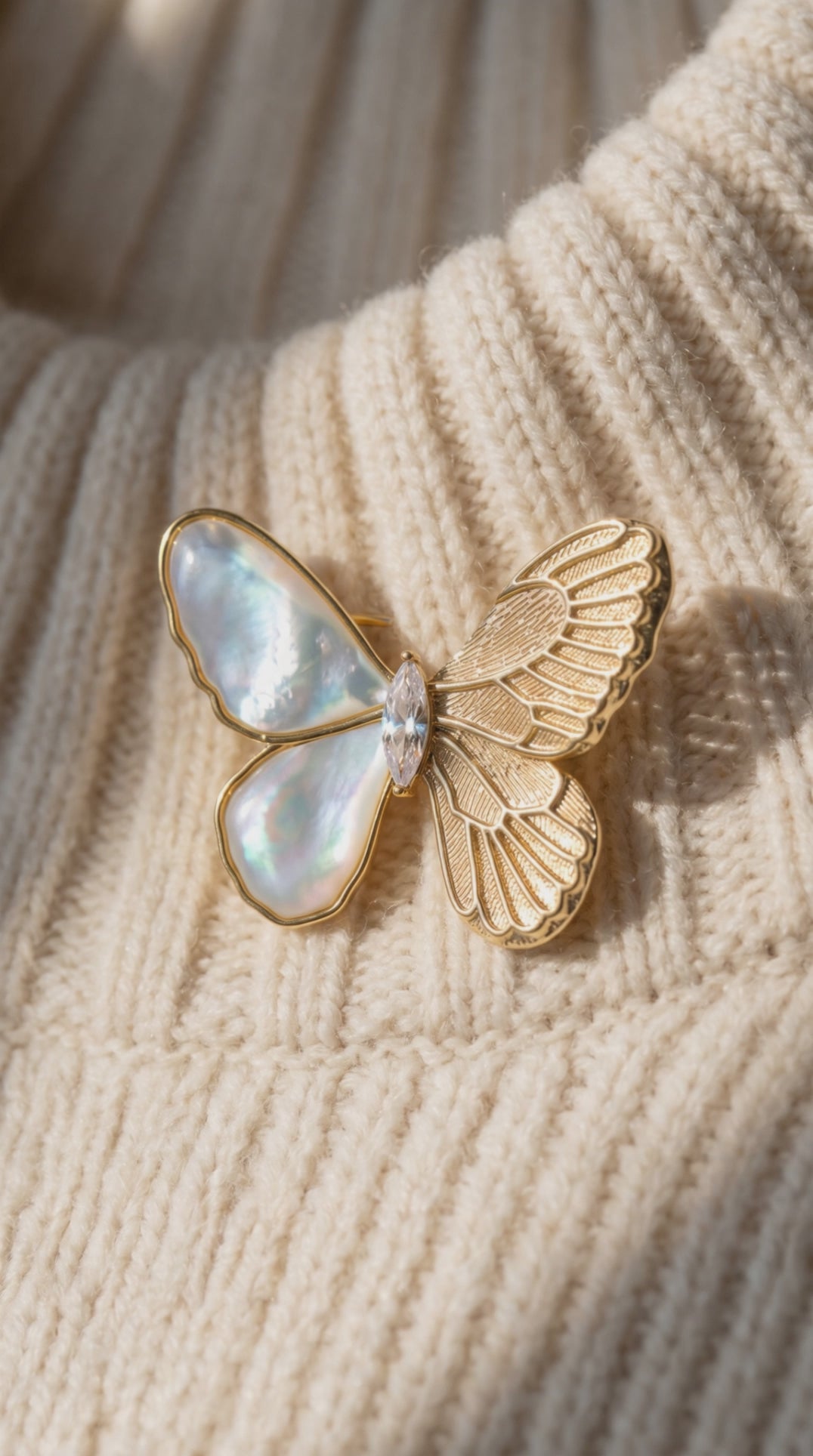 Ethereal Butterfly Brooch