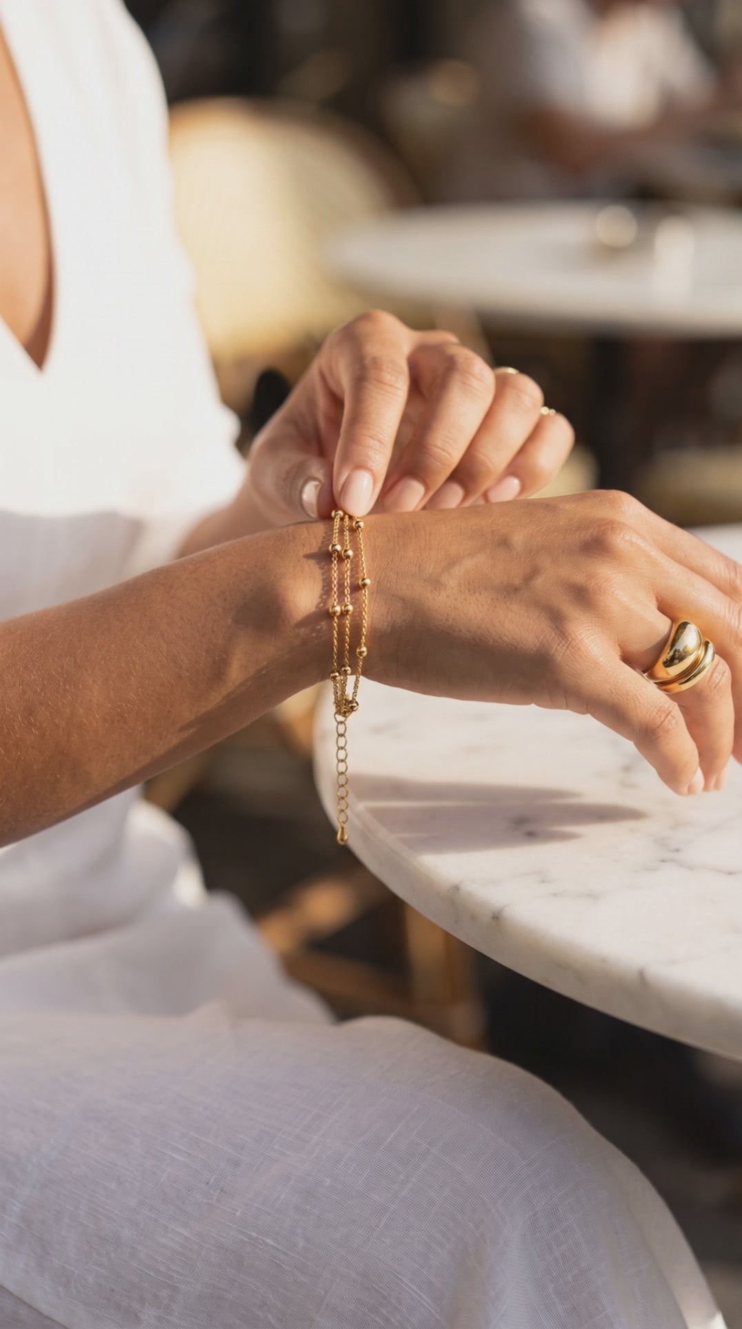 Golden Orbit Bracelet