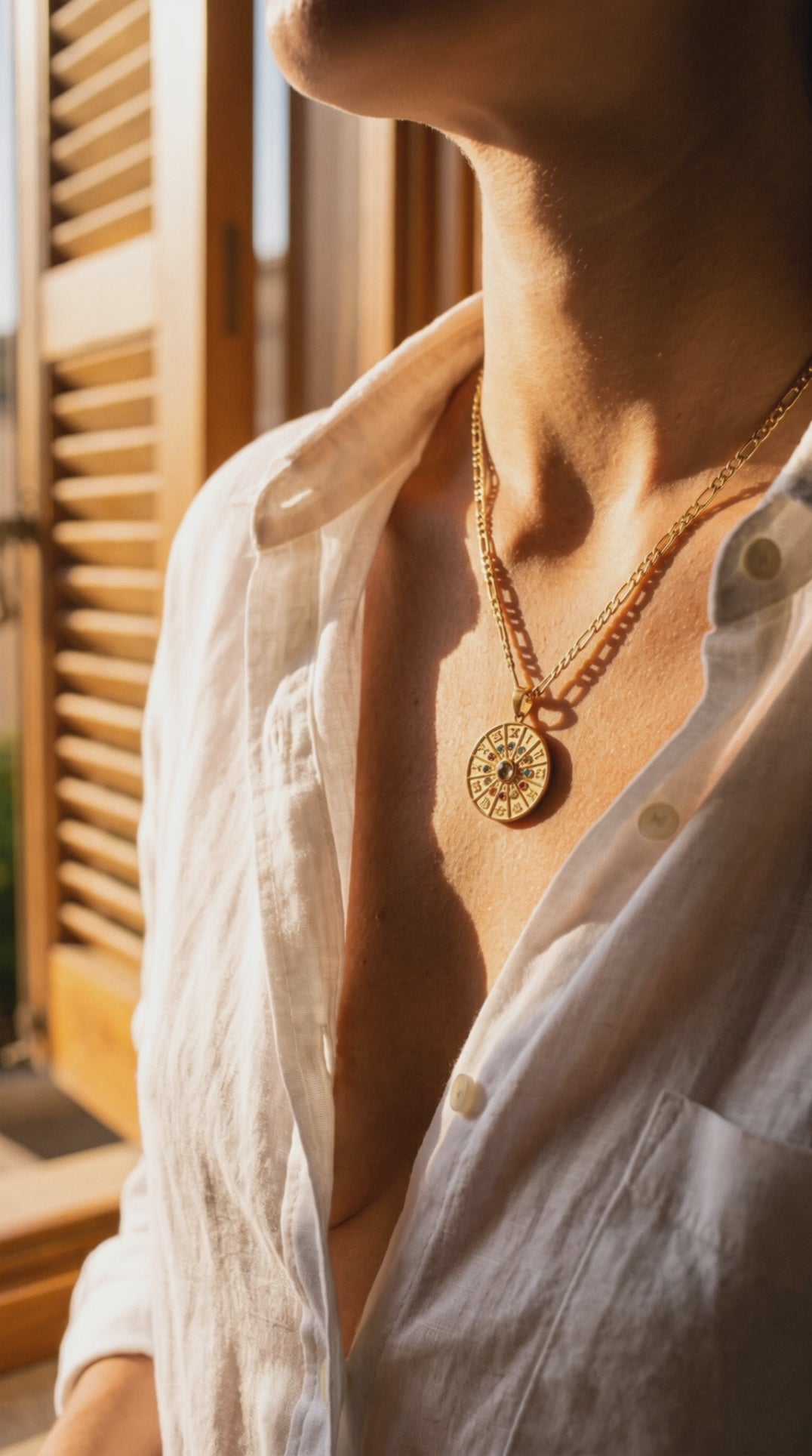 Zodiac Wheel Necklace