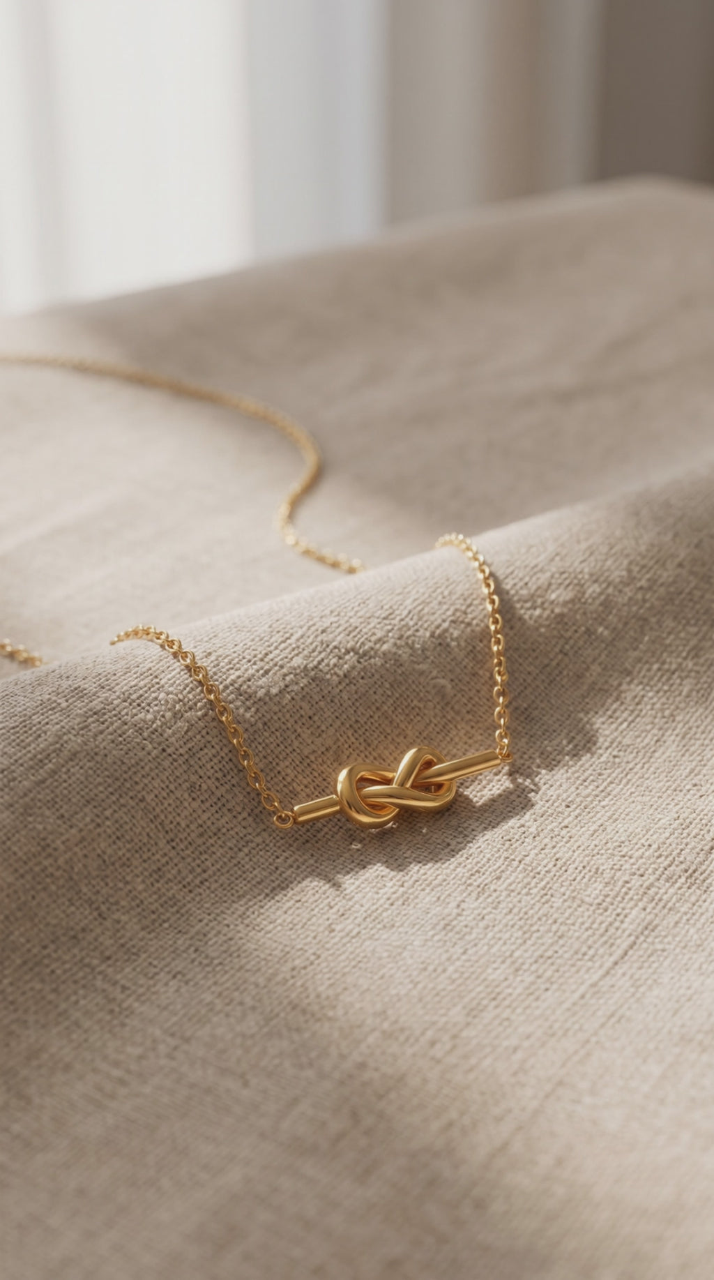 Unity Knot Necklace | Waterproof Gold Plated Stainless Steel