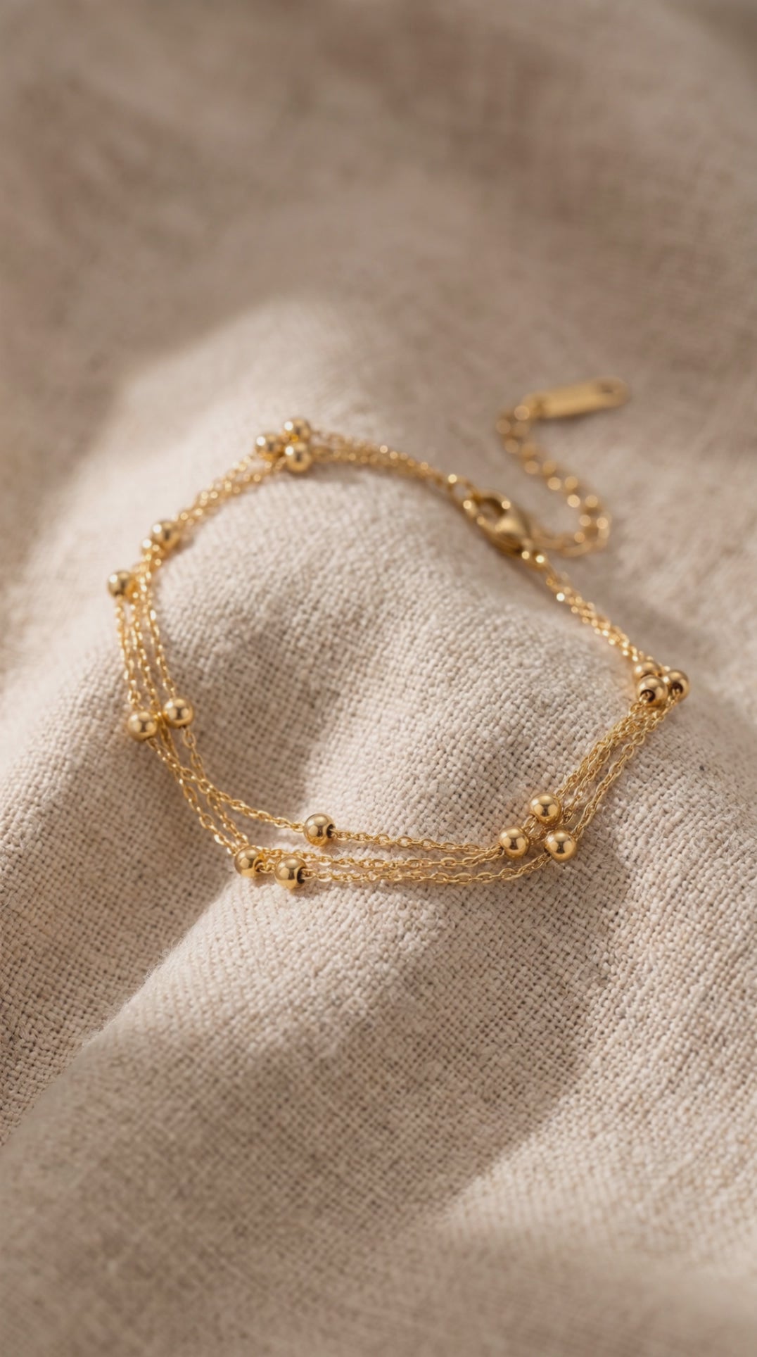Golden Orbit Bracelet | Waterproof Gold Plated Stainless Steel