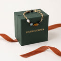 Earth Elements Bracelet | Tiger's Eye, Obsidian & Pearl