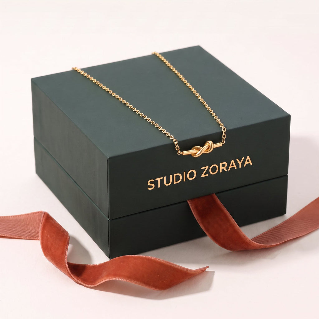 Unity Knot Necklace | Waterproof Gold Plated Stainless Steel